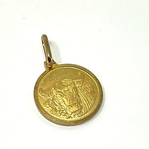 New Anthropologie Melanie Auld Gold Zodiac Pendant Taurus